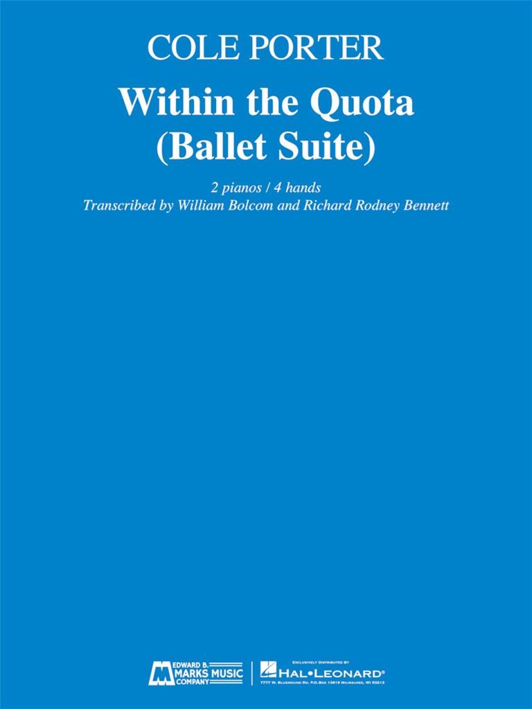 Cole Porter Within The Quota Ballet Suite 2 Pianos Sheet Music Songbook