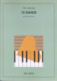 Aprea 15 Danze Piano Solo Sheet Music Songbook
