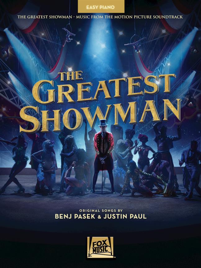 Greatest Showman Music From Motion Picture Easy Pf Sheet Music Songbook