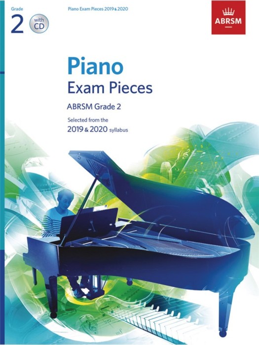 Piano Exams 2019-2020 Grade 2 + Cd Abrsm Sheet Music Songbook