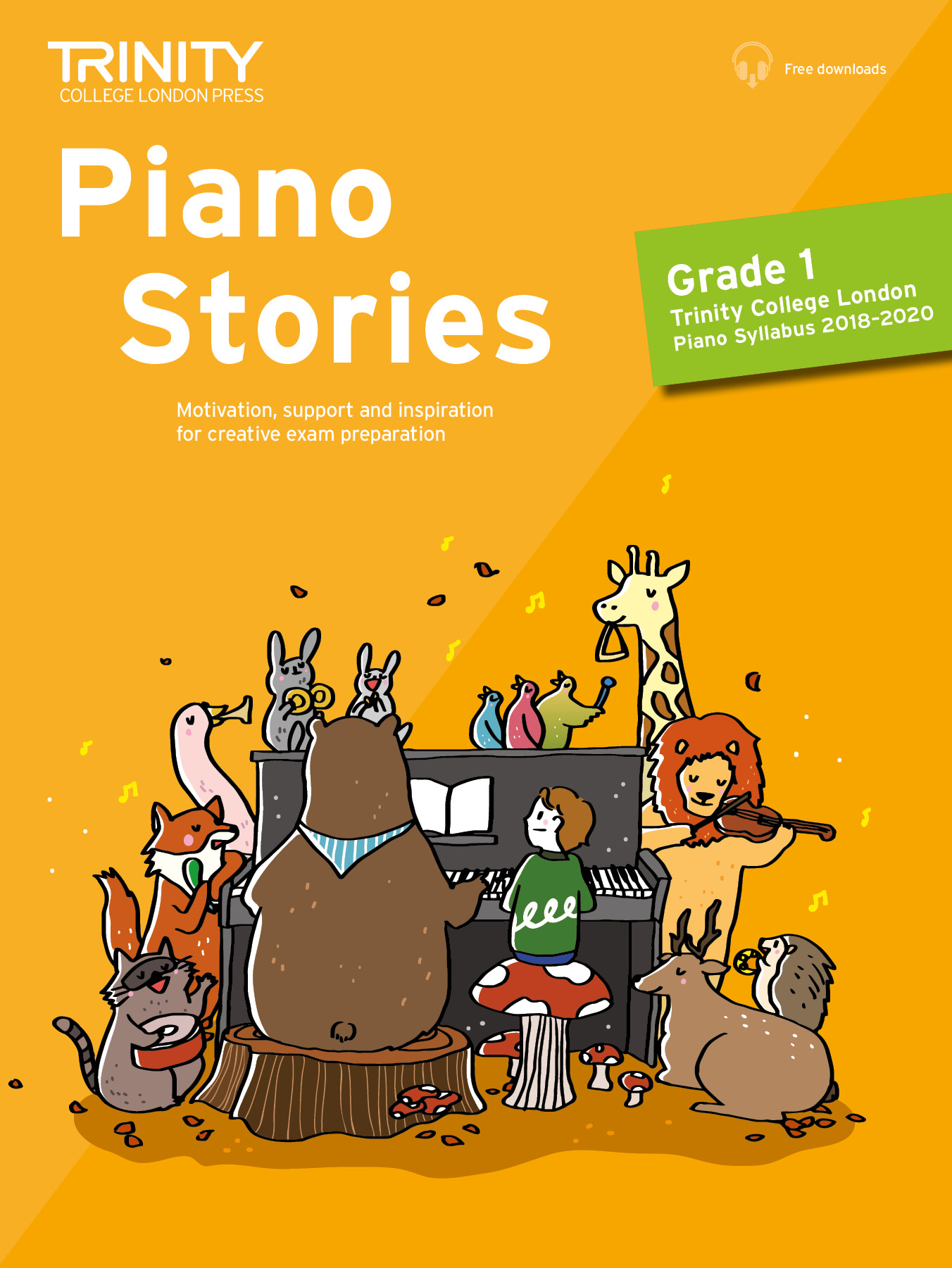 Trinity Piano Stories 2018-2020 Grade 1 + Online Sheet Music Songbook