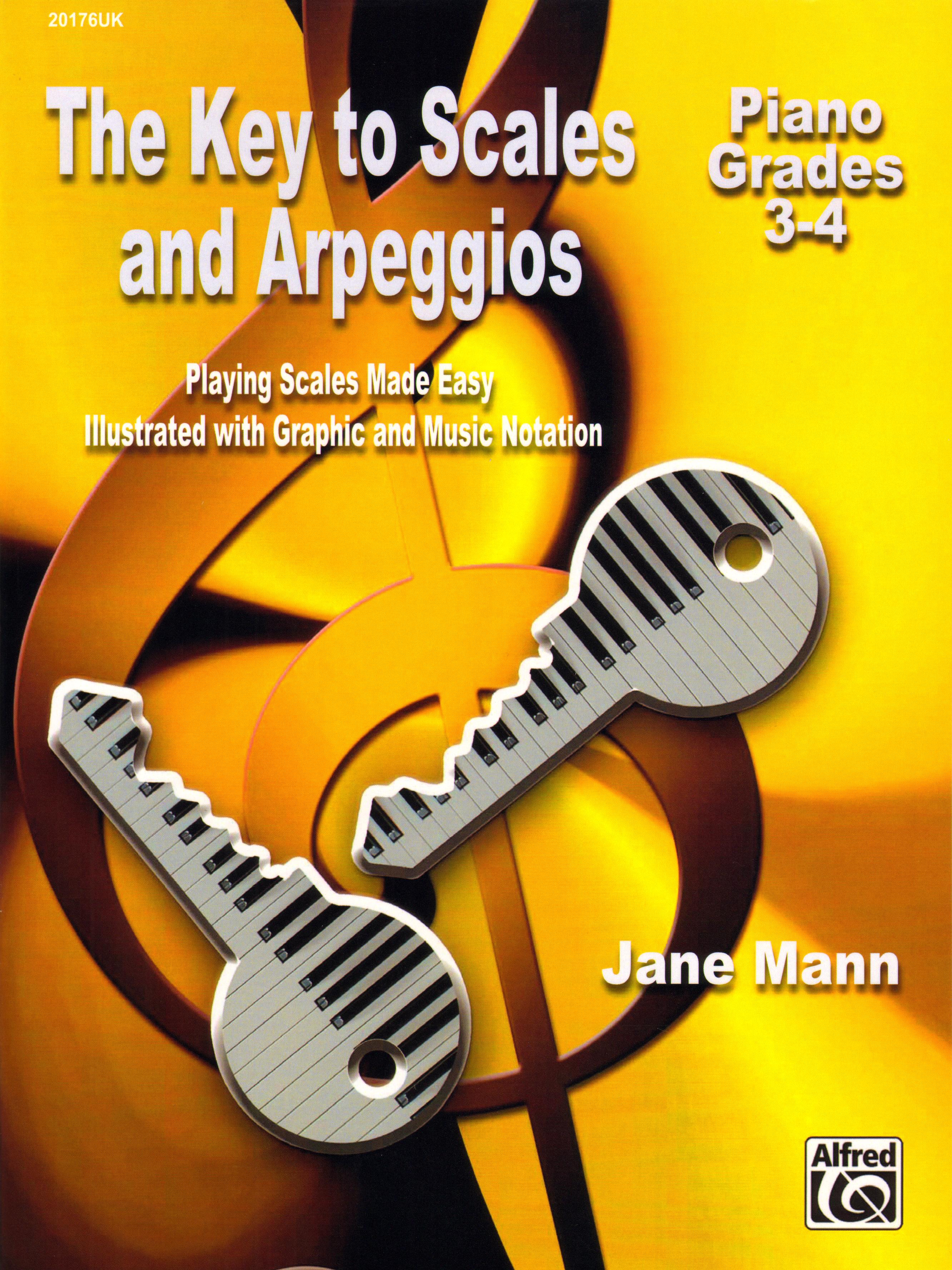 Key To Scales & Arpeggios Piano Grades 3-4 Sheet Music Songbook