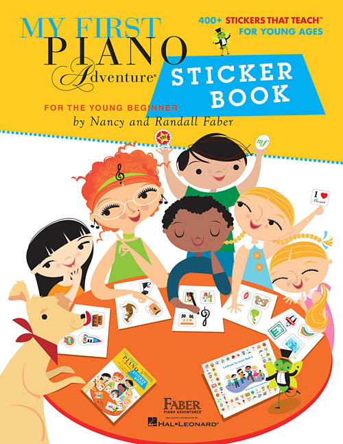 My First Piano Adventure: Sticker Book Sheet Music Songbook