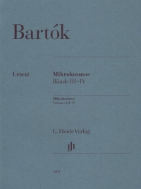 Bartok Mikrokosmos Iii-iv Piano Sheet Music Songbook