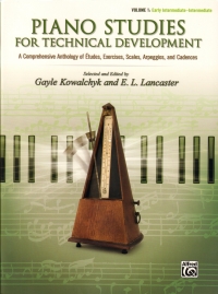 Piano Studies For Technical Development Vol 1 Sheet Music Songbook
