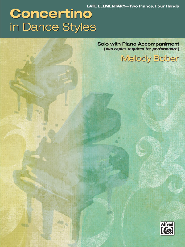 Concertino In Dance Styles Bober 2 Piano 4 Hands Sheet Music Songbook
