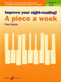 Improve Your Sight Reading A Piece A Week Piano 4 Sheet Music Songbook