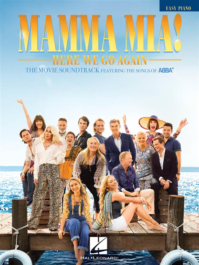 Mamma Mia Here We Go Again Movie Soundtrack Easy P Sheet Music Songbook
