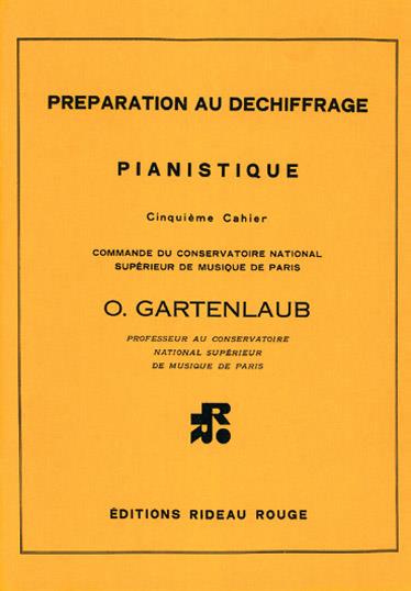 Preparation Au Dechiffrage Pianistique 5 Piano Sheet Music Songbook