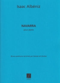 Albeniz Navarra Piano Sheet Music Songbook