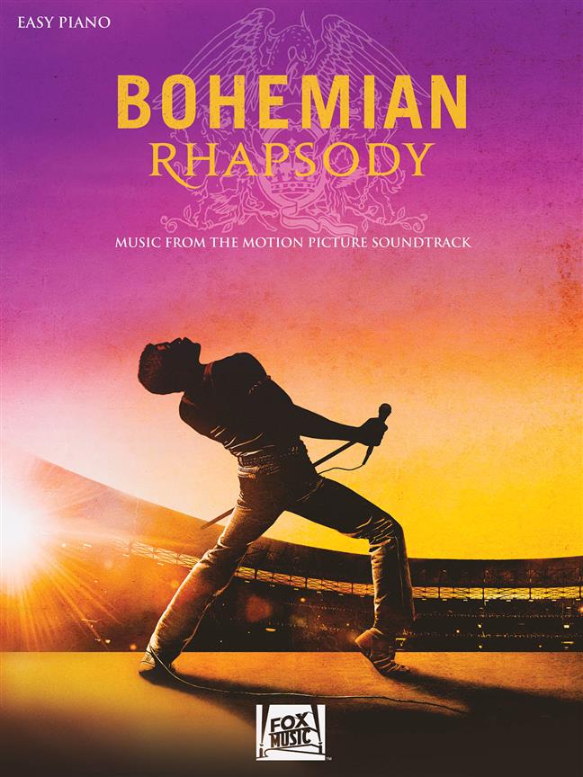 Bohemian Rhapsody Motion Picture Easy Piano Sheet Music Songbook