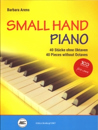 Arens Small Hand Piano 40 Pieces Without Octaves Sheet Music Songbook