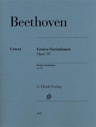 Beethoven Eroica Variations Op. 35 Piano Solo Sheet Music Songbook