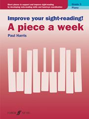 Improve Your Sight Reading A Piece A Week Piano 5 Sheet Music Songbook