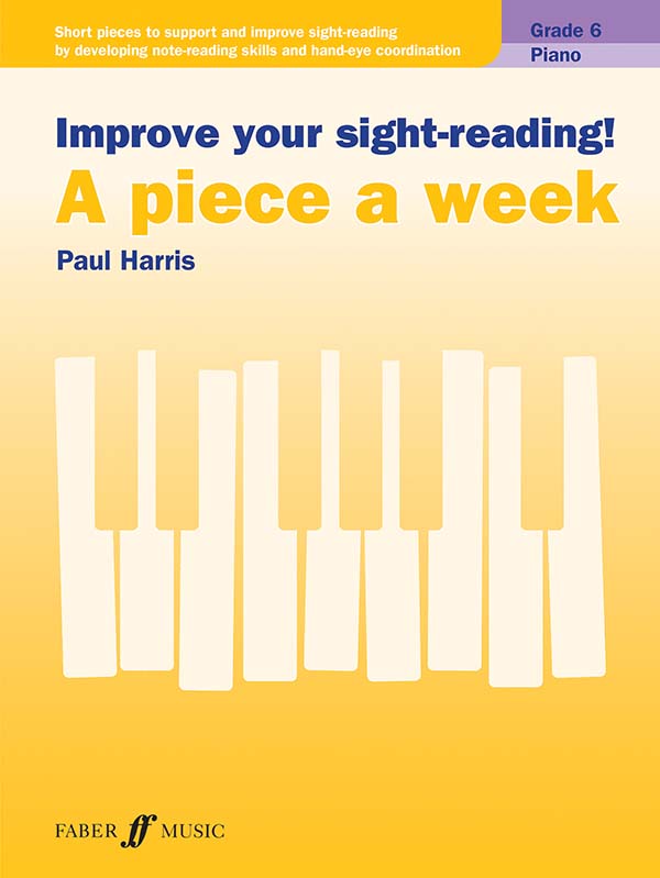 Improve Your Sight Reading A Piece A Week Piano 6 Sheet Music Songbook