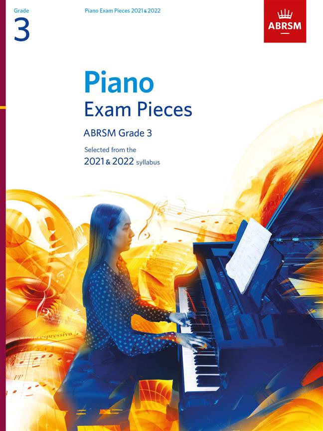 Piano Exam 2021-2022 Grade 3 Abrsm Sheet Music Songbook