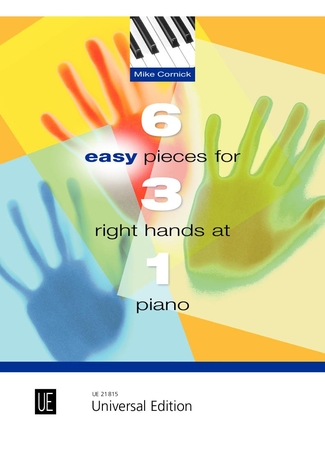 6 Easy Pieces For 3 Right Hands At 1 Piano Sheet Music Songbook