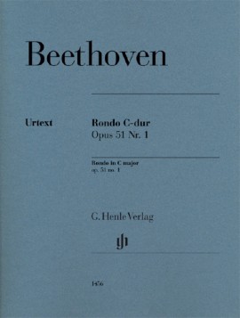 Beethoven Rondo C Major Op51 No1 Biermann Piano Sheet Music Songbook