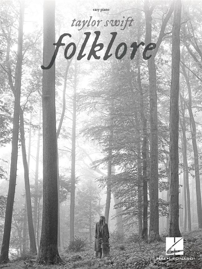 Taylor Swift Folklore Easy Piano Sheet Music Songbook