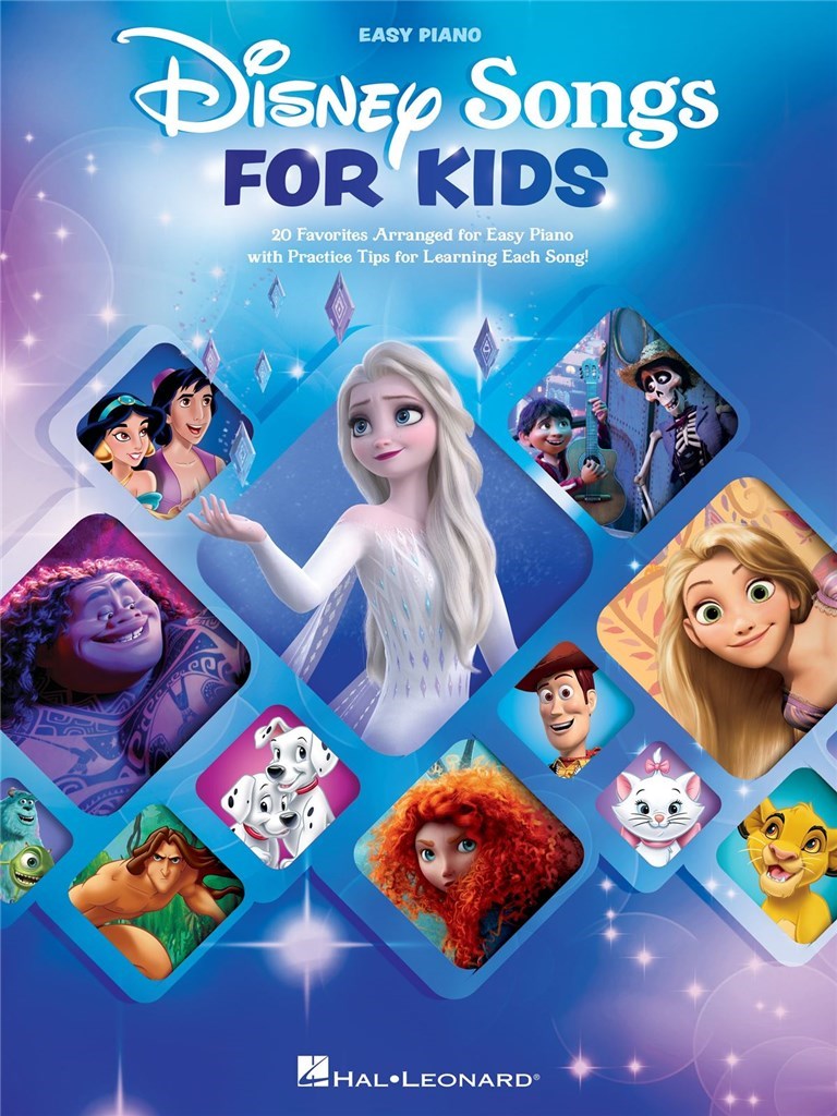 Disney Songs For Kids Easy Piano Sheet Music Songbook