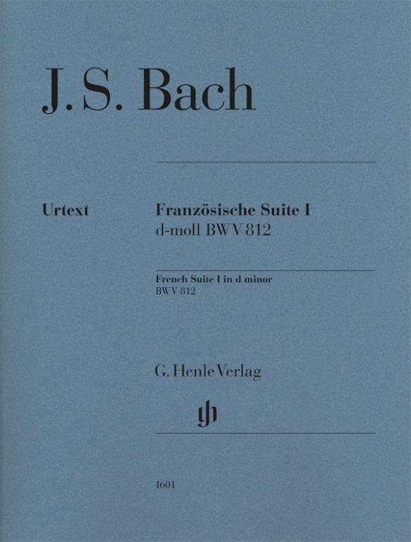 Bach French Suite I Bwv 812 Piano Sheet Music Songbook
