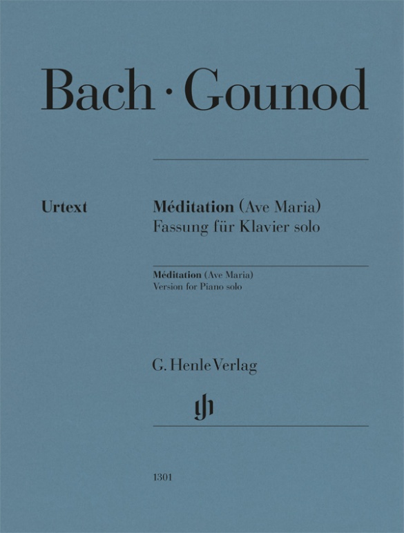 Bach Gounod Meditation Ave Maria Piano Sheet Music Songbook