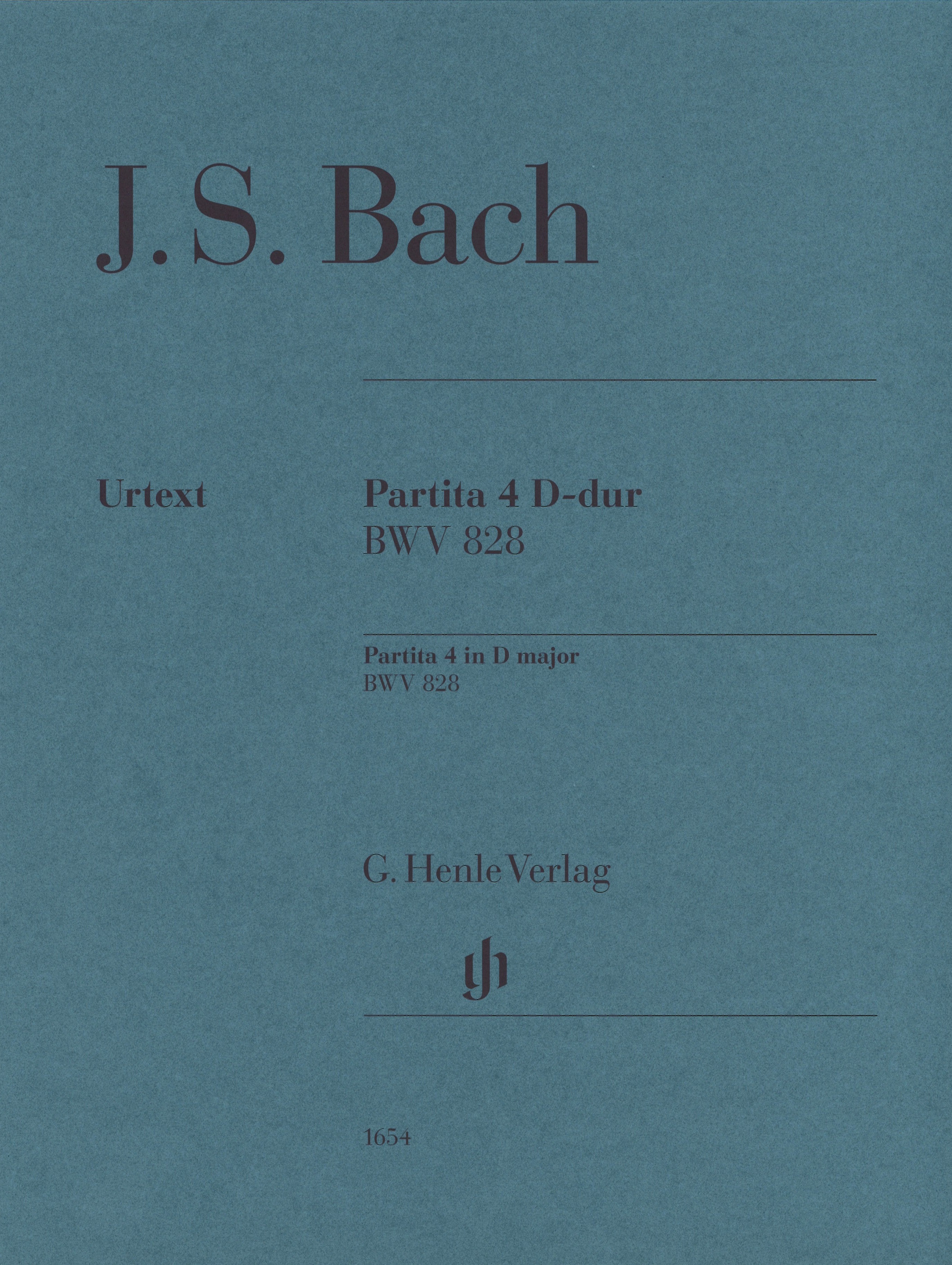 Bach Partita 4 D Major Bwv828 Piano Sheet Music Songbook
