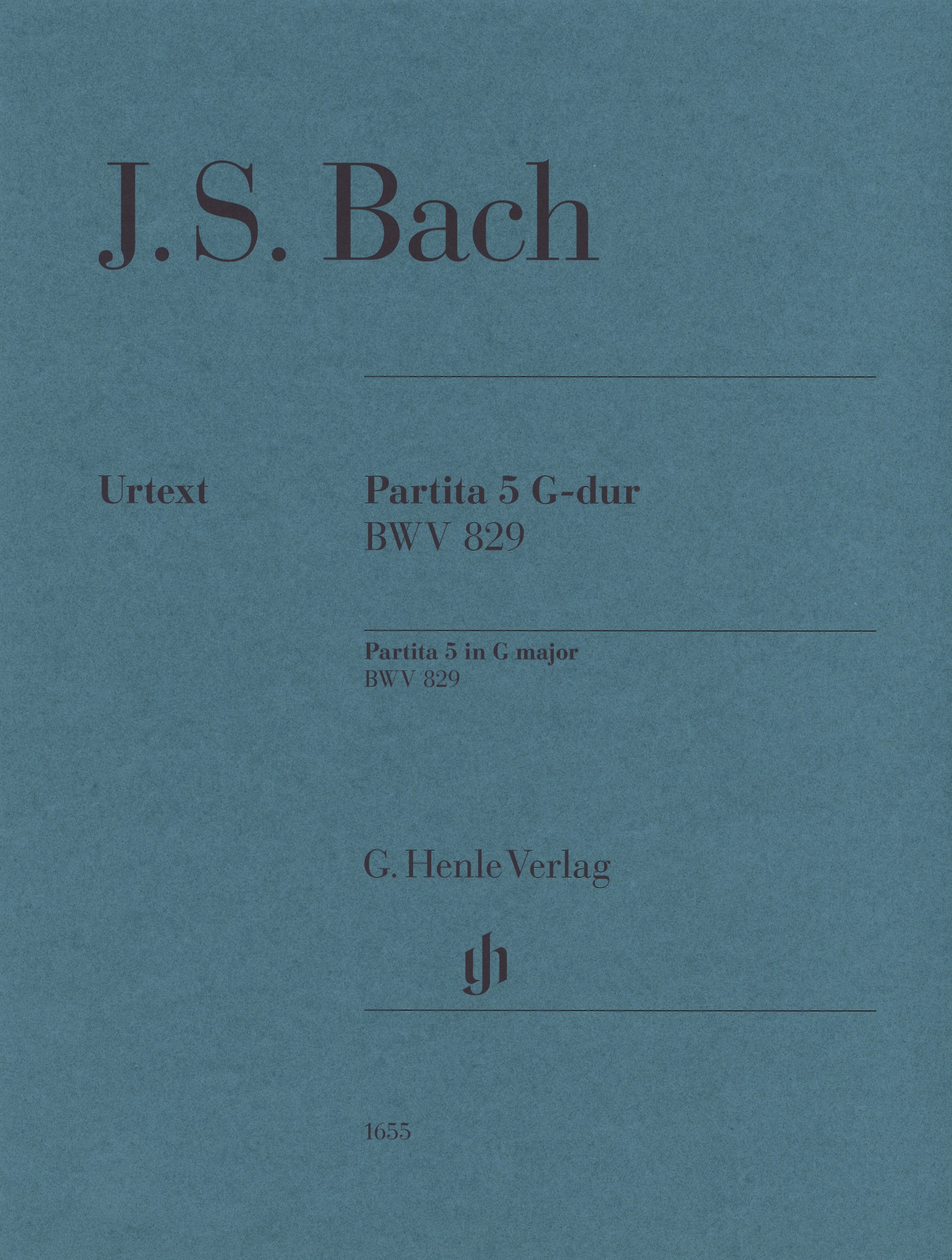 Bach Partita 5 G Major Bwv829 Piano Sheet Music Songbook