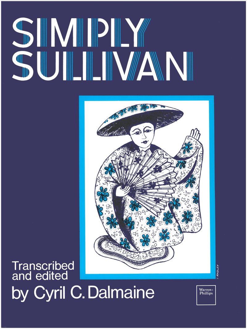 Simply Sullivan Arr Dalmaine Piano Sheet Music Songbook