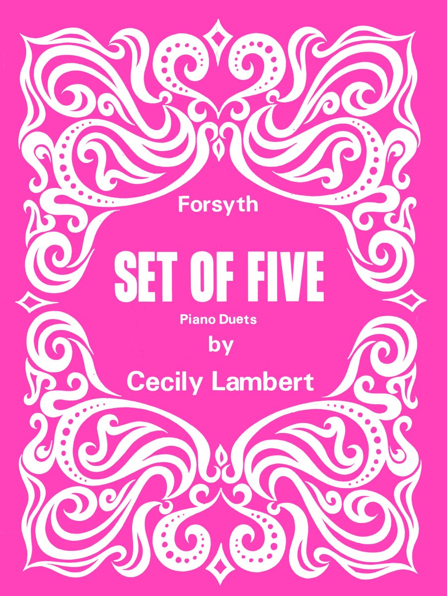 Lambert Set Of Five Duets Piano Duet Sheet Music Songbook