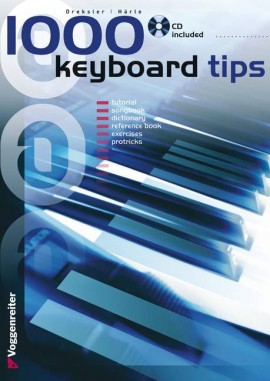 1000 Keyboard Tips Dreksler & Harle Book & Cd Sheet Music Songbook