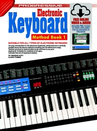 Progressive Keyboard Method Book 1 + Online Sheet Music Songbook