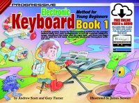 Progressive Keyboard Method Young Beg 1 + Online Sheet Music Songbook