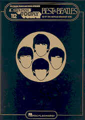 E/z 112 Beatles Best Of Keyboard Sheet Music Songbook
