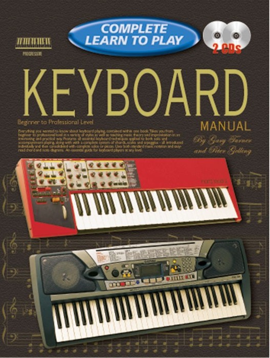 Complete Learn To Play Keyboard Manual + Audio Sheet Music Songbook