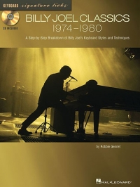 Billy Joel Classics 1974-1980 Book & Cd Sheet Music Songbook