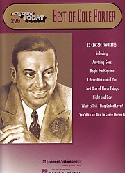 E/z 296 Cole Porter Best Of Keyboard Sheet Music Songbook