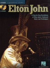 Elton John Essential Keyboard Signature Licks +cd Sheet Music Songbook