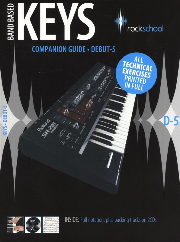 Rockschool Band Based Keys Companion Guide Bk/cds Sheet Music Songbook