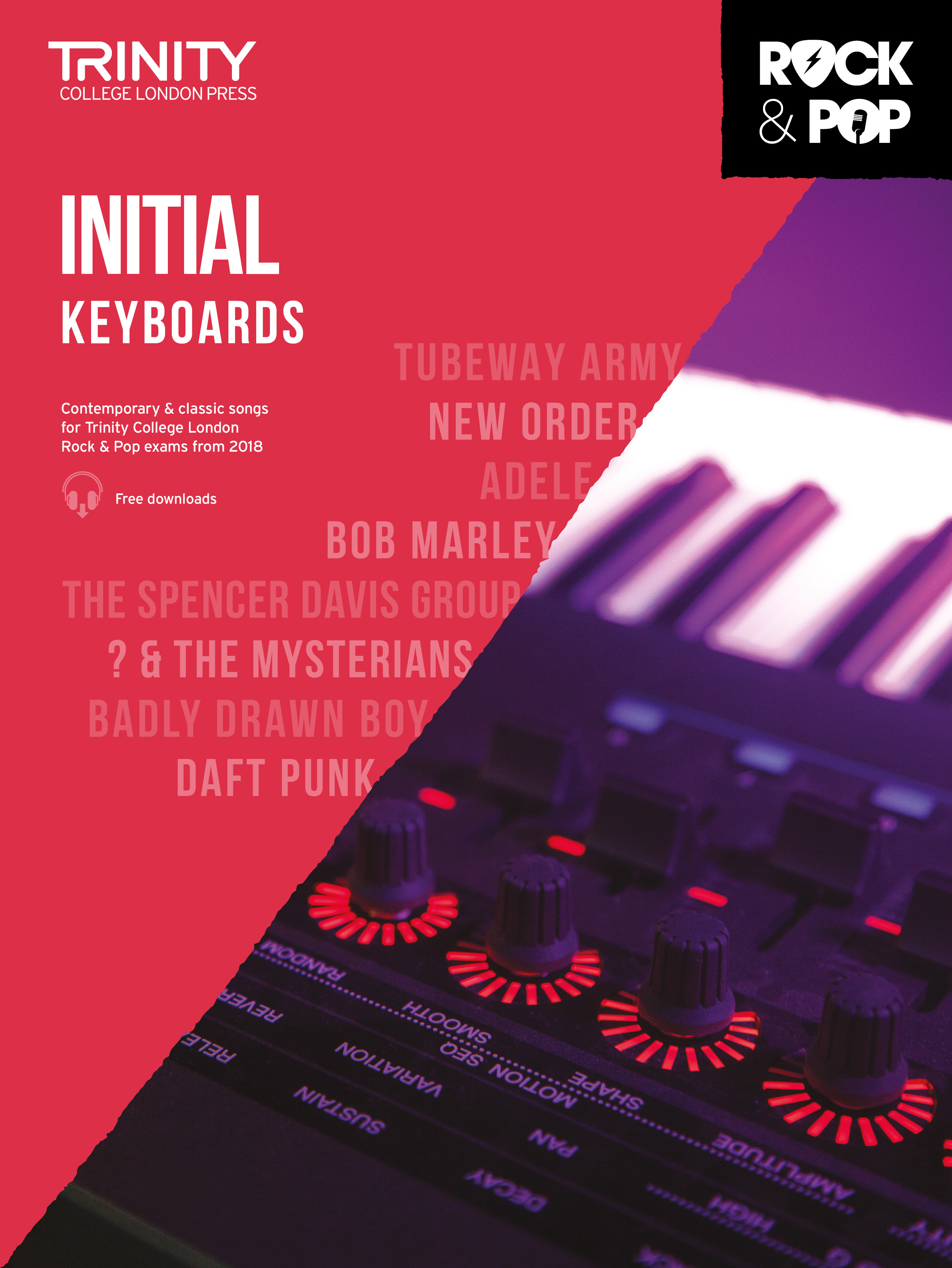 Trinity Rock & Pop 2018 Keyboard Initial Sheet Music Songbook