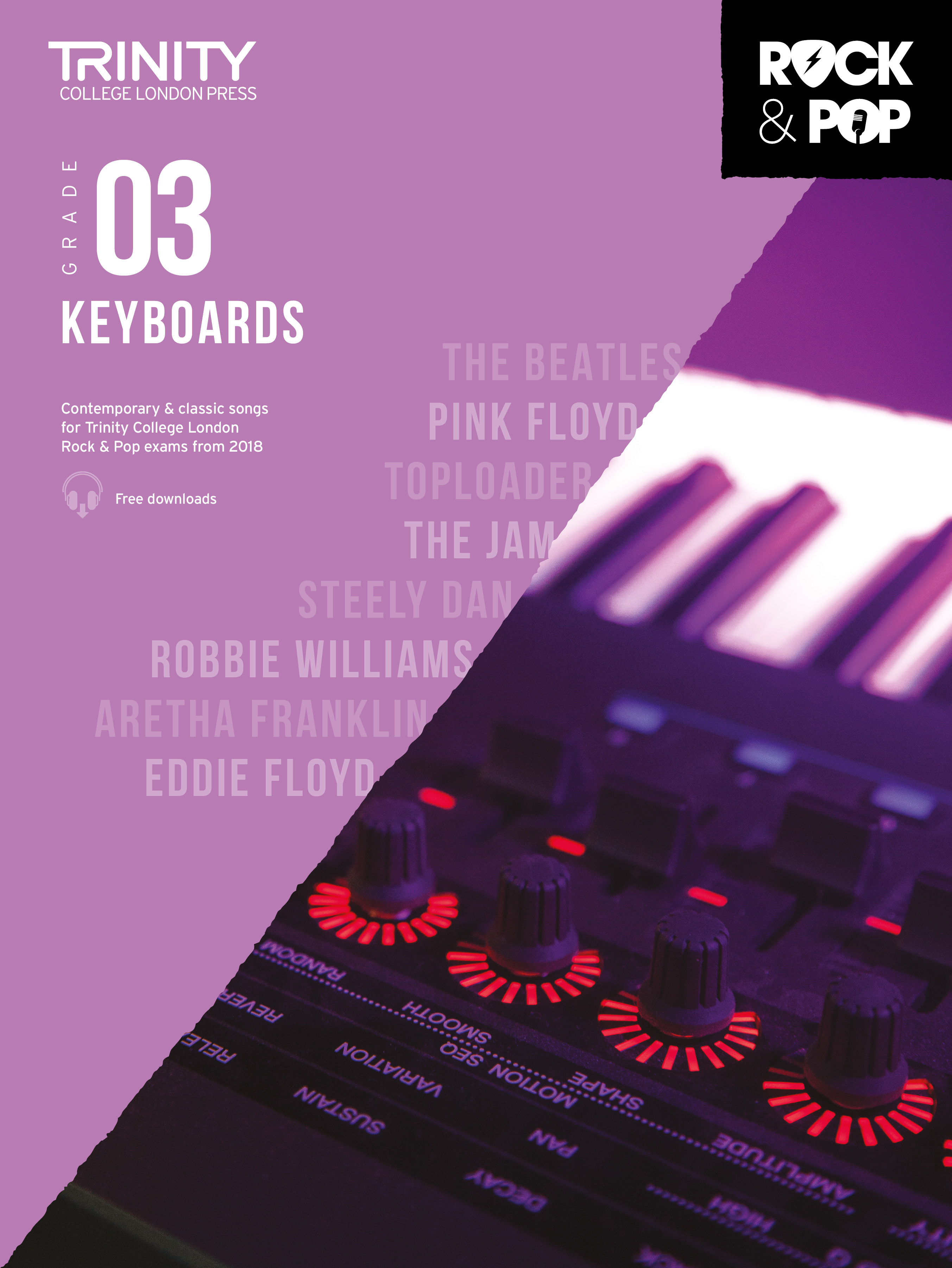 Trinity Rock & Pop 2018 Keyboards Grade 3 Sheet Music Songbook