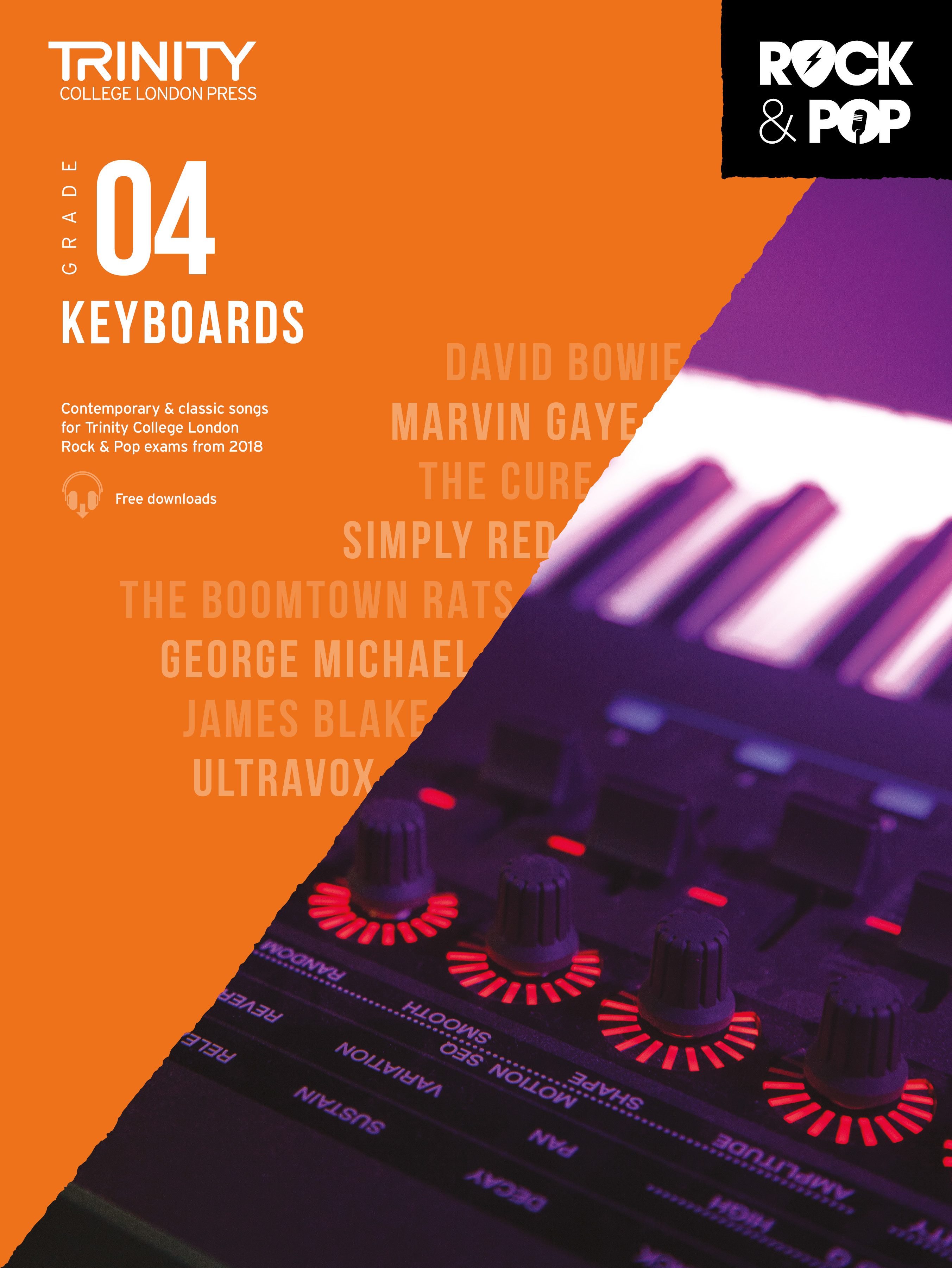 Trinity Rock & Pop 2018 Keyboards Grade 4 Sheet Music Songbook