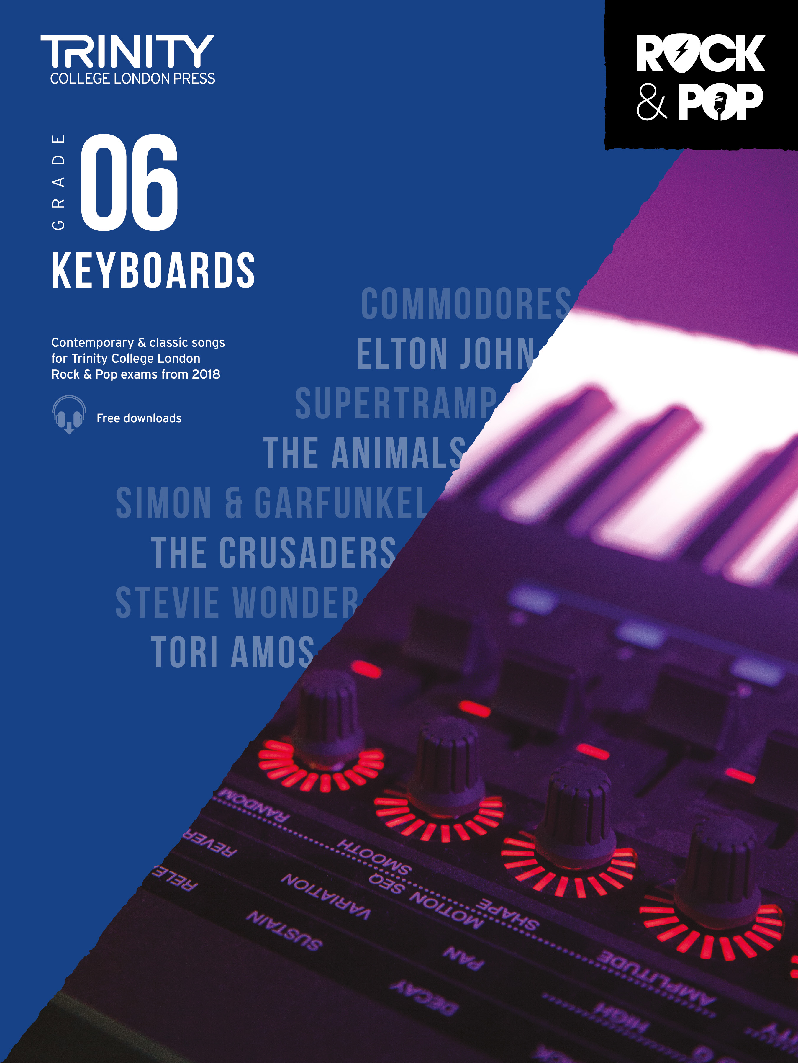 Trinity Rock & Pop 2018 Keyboards Grade 6 Sheet Music Songbook