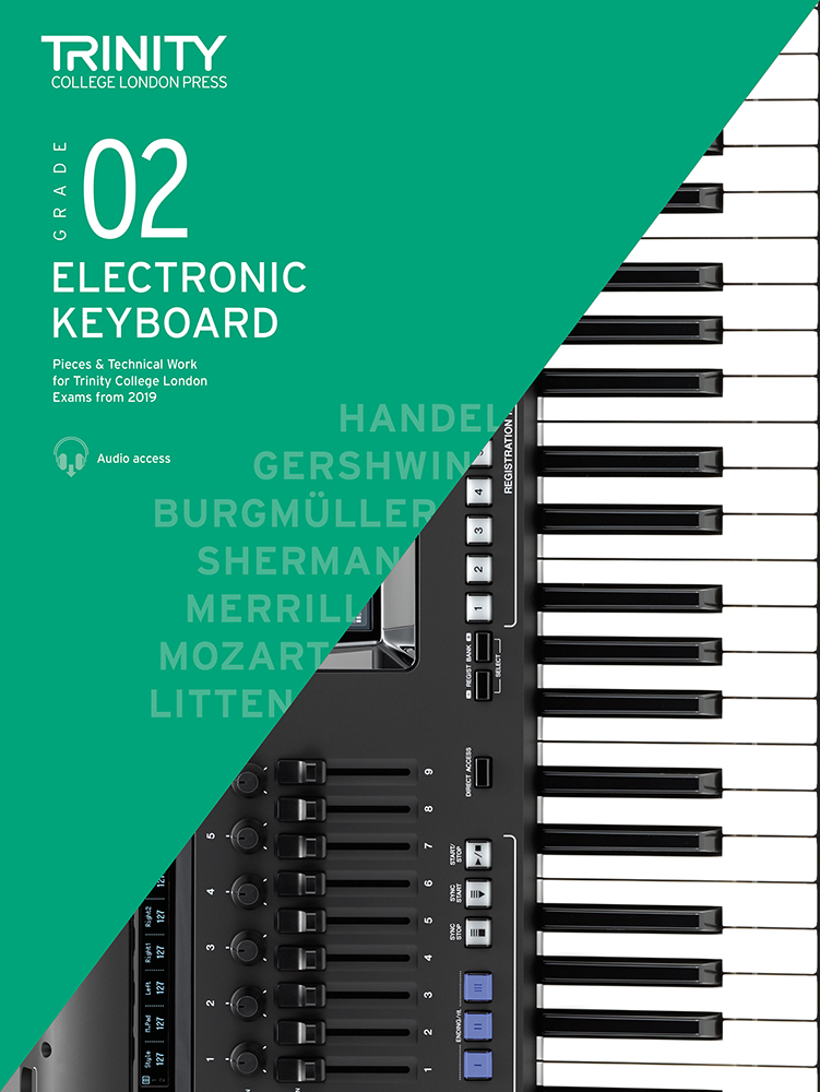 Trinity Electronic Keyboard From 2019 Grade 2 Sheet Music Songbook