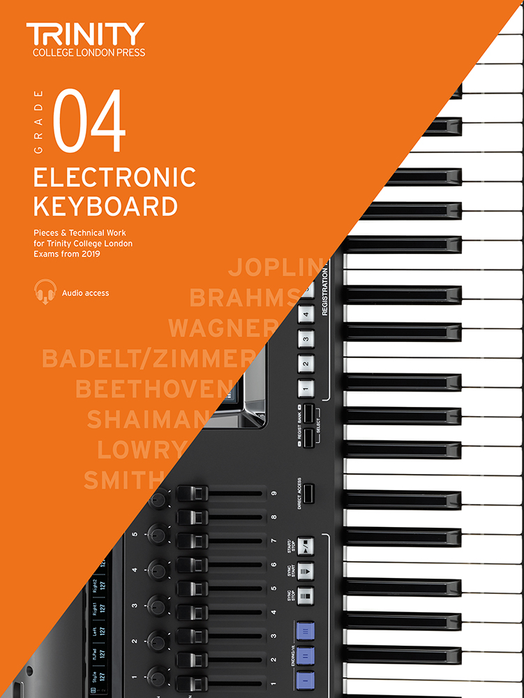 Trinity Electronic Keyboard From 2019 Grade 4 Sheet Music Songbook