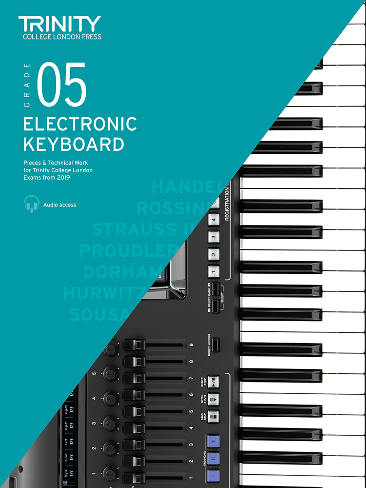 Trinity Electronic Keyboard From 2019 Grade 5 Sheet Music Songbook