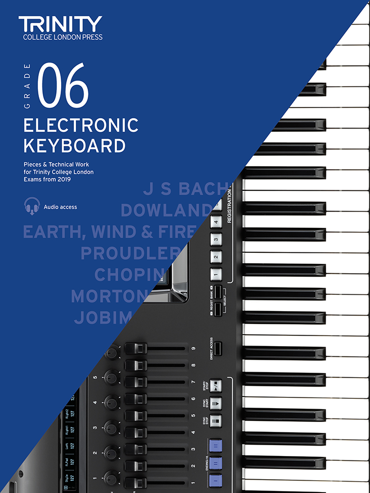 Trinity Electronic Keyboard From 2019 Grade 6 Sheet Music Songbook