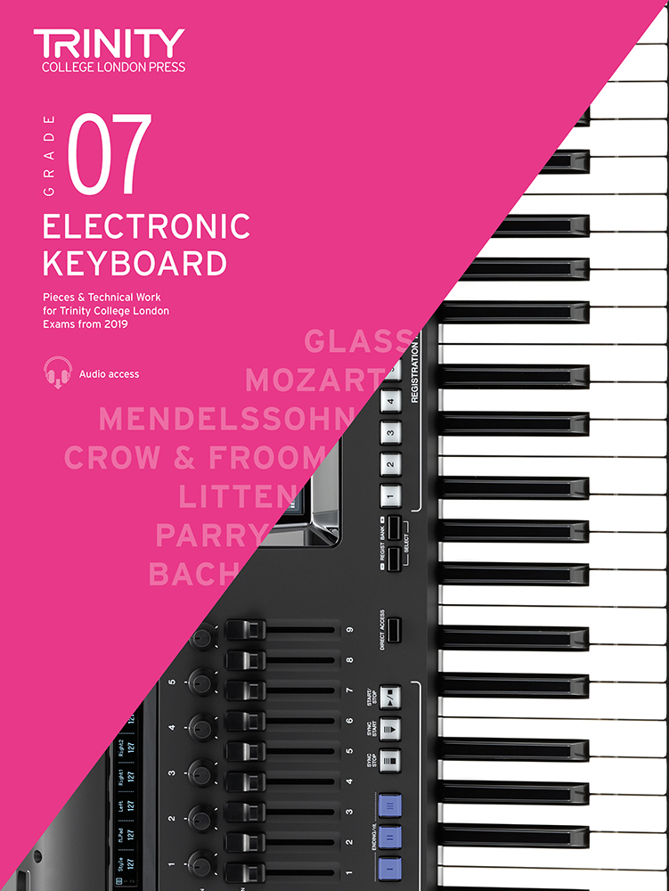 Trinity Electronic Keyboard From 2019 Grade 7 Sheet Music Songbook