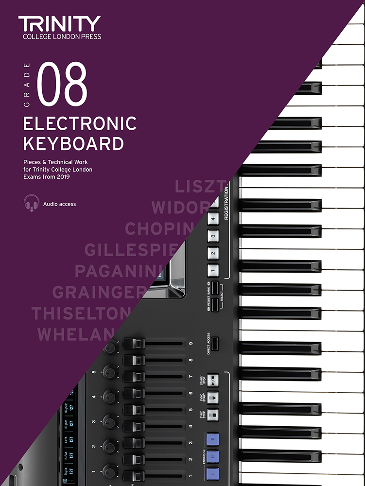 Trinity Electronic Keyboard From 2019 Grade 8 Sheet Music Songbook