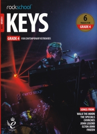 Rockschool Keys 2019 Grade 4 + Online Sheet Music Songbook